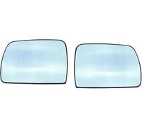 Remplacement du verre du rétroviseur extérieur Pour BMW X5 E53 1999 2000 2001-2006 3.0i 4.4i Rétroviseur latéral en verre, lentille chauffante bleue