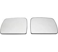 Remplacement du verre du rétroviseur extérieur Rétroviseur extérieur chauffant blanc pour grand angle pour BMW X5 E53 1999 2000 2001 2002 2003 2004 2005 2006(Left Right)