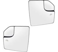 Remplacement du verre du rétroviseur Rétroviseur latéral chauffant pour porte pour avant de voiture pour F150 2015-2020, version américaine convexe(Left Right)