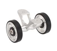 Remplacement Easywheel de Garde-boue de Vélo, Roues de Rouleaux de Garde-boue à Double Roue pour Vélo Pliant Brompton(Argent) Bicyclettes et pièces détachées