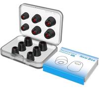 Remplacement Écouteurs Embouts, Mousse Mémoire 12 pièces de Forme 4.5mm- 6.3mm pour Jaybird, Beats, Sony, Nexus, LG- S/M/L