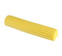 Remplacement éponge tête Balai Rouleau Absorbant Pliable de vadrouille Mousse éponge PVA pour Nettoyage Plancher Cuisine Maison (Jaune)