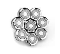 Remplacement for Têtes De Rasoir 5/6/7/8 Têtes De Remplacement for Poils De Barbe for Rasoir for Tête for Hommes Chauves Interf Universel(Silver 8 for Blades)