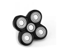 Remplacement for Têtes De Rasoir 5/6/7/8 Têtes De Remplacement for Poils De Barbe for Rasoir for Tête for Hommes Chauves Interf Universel(Black 5 for Blades)