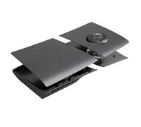 Remplacement générique Plaque FACS ABS Hard Écouteur Hard Anticratch Face Plate Couvre Couvre-amorçage Faceplate à poussière Affiche avec évent de Refroidissement pour PS5 Pro 5
