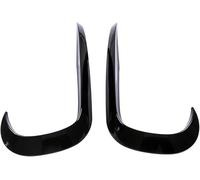 Remplacement grille des phares antibrouillard Pour Mercedes voiture pare-chocs pour avant becquet pour garde-boue antibrouillard feu calandre cadre(Noir)