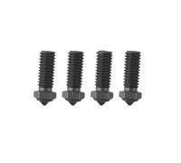 Remplacement Hotend en Laiton/cuivre/Acier trempé, Compatible avec QIDI Plus 3/X Max 3/X Smart 3, buse de Chauffage de Haute précision(0.4 Steel Nozzle)