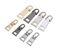 Remplacement instantané de la fermeture éclair, Kit de réparation de fermeture à glissière universelle 8 pièces/ensemble, extracteur de fermeture à glissière de remplacement(Black)