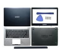 Remplacement LCD COUVERTURE COUVERTURE LE COPILES DE COURTES AVANTS COURTES COURTUME PALMREST CAS COMPATIBLE AVEC MODÈLES D'ordinateur portable K401 A401L K401L K401U K401LB V405L K401L(ABCD SET)