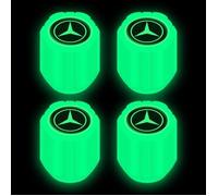 Remplacement Lot de 4 Bouchons de Valve Fluorescent Lumineux pour Mercedes-Benz