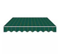 Remplacement Manuel du Tissu D'auvent de Terrasse, Anti-UV et Imperméable Toile de Canopée pour Extérieur Balcon Cour(Green,200x150cm/6.5x5ft)