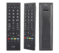 Remplacement Nouvelle Telecommande Universelle CT-90326 pour Toshiba TV, Compatible avec CT-90380 CT-90386 CT-90336 CT-90351 40LV675 40LV675D 40LV703G1 40LV733F 40LV733N - Aucun Réglage Requis