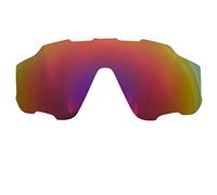 Remplacement oakley Jaw-breaker OO9290 Sunglass / 1,5 mm polarisé/facile à installer (dark red)