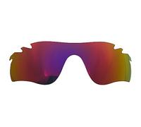 Remplacement oakley RadarLock Path vented Sunglass/1,5 mm polarisé/facile à installer (purple) (dark red)