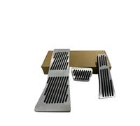 Remplacement Parties Pour B&MW X5 F85 F86 2015 2016 2017 2018 2019 Pédales Voiture Pédales Accélérateur Pédales Frein Kit Pédales Repos Tapis Protection Antidérapant pièces modification(3pcs Silver)