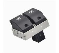 Remplacement Parties Pour Seat Pour Ibiza Pour Cordoue 2002 2003 2004 2005 2006 2007 2008 2009 Bouton Double Interrupteur Fenêtres Électriques 6Q0 959 858 6Q0959858 Accessoires(Black bottom)