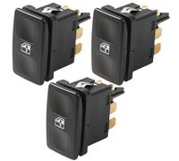 Remplacement Parties Pour VW Pour Caddy Pour Jetta Pour Polo 6N Pour Golf MK2 1985-1992 Bouton Console Commande Électrique Vitres 6K0959855A 191959855 Accessoires(3pcs)