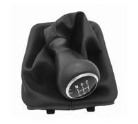 Remplacement Pommeau Changement De Vitesse Pour Peugeot 206 | Pommeau de Levier de Vitesse Noir,Cuir PU/ABS,Design Léger,Résistant aux Chocs,Construction Robuste