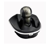 Remplacement Pommeau De Levier De Vitesse Pour Seat Leon MK2 1P (2005-2012) | noir,Cuir synthétique,Matériaux de Qualité,Construction Durable,Résistant à l'Abrasion