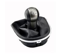 Remplacement Pommeau De Levier De Vitesse Pour Seat Leon MK2 1P (2005-2012) | noir,Cuir synthétique,Matériaux de Qualité,Construction Durable,Résistant à l'Abrasion