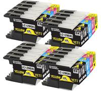 Remplacement pour Brother LC1280XL LC1240XL 20 Cartouches d'encre compatibles pour Brother MFC-J430W MFC-J5910DW MFC-J6510DW MFC-J6910DW MFC-J825DW MFC-J625DW DCP-J925DW DCP-J725DW J525W
