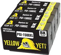 Remplacement pour Canon PGI-1500XL PGI-1500XLBK Cartouches d'encre Noir compatibles pour Canon MAXIFY MB2050 MB2350 MB2750 MB2150 MB2155 MB2755