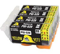 Remplacement pour Canon PGI-520 PGI-520BK Cartouches d'encre compatibles pour Canon Pixma MP560 MP640 MP630 MP620 iP4600 iP4700 iP3600 MP540 MP990 MP980 MP550 MX870 MX860