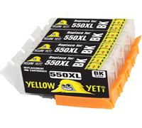 Remplacement pour Canon PGI-550XL PGI-550PGBK Cartouches d'encre Noir compatibles pour Canon Pixma iP7250 MX925 MG6350 MG5450 MG5550 MG5650 MG6450 MG6650 MG7150 MG7750 iX6850 iP8750 MX725