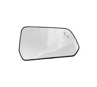 Remplacement pour Ford Mustang 2015-2020 US version Verre de Rétroviseur,Glace de Rétroviseur Chauffant Gauche Ou Droit avec Plaque D'appui Aide à L'angle Mort,Right