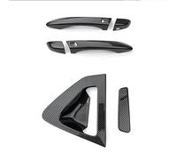 Remplacement pour Hyundai pour Veloster JS N 2019 2020 2021 2022 - Housse de poignée de porte avant et arrière de voiture - Protection en fibre de carbone anti-rayures - Poignée gauche (couleur