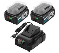 Remplacement pour la batterie Bosch 18 V : 2 batteries 18 V 5,0 Ah + chargeur rapide GAL 18 V-40