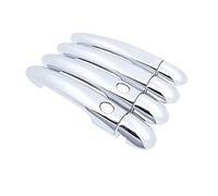 Remplacement pour Renault pour Laguna II X74 MK2 2003 2004 2005 2006 2007 Ensemble d'autocollants pour poignée de porte extérieure de voiture (couleur : 1 bouton 4 portes) (2 boutons 4 portes)