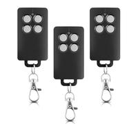 Remplacement pour SCS Sentinel AAM0121 - Télécommande de Portail 4 Canaux à Code Tournant, 433 MHz, Portée 50 m, Sécurité Renforcée, Compatible Motorisations Portail (Gris, 3 pièces)