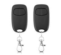 Remplacement pour SCS Sentinel AAM0128 - Télécommande Alarme 433,92 MHz 2 Canaux à Code Secret Tournant Simply Control, Portée 80 m, SOS & Mode Partiel, Compatible KitAlarm, Noire (2 pièces)
