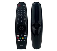 remplacement pour télécommande magique avec fonction vocale pointeur pour Smart TV UHD OLED QNED téléviseurs compatibles Netflix Hot Key - Type Black With Voice