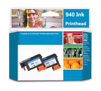 Remplacement pour Tête d'impression d'encre HP 940, Tête d'impression C4900A C4901A pour Imprimantes HP OFFICEJET PRO8500 8500A 8000A,1 Set-1 Pack