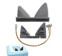 Remplacement pour Toniebox Tonie pour Tonies Alternative Cable Oreilles de Rechange (Graue Ohren + Kabel)