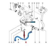 TURBORURY - Tuyau Turbo Intercooler Compatible avec Dacia Duster 1.5 dCi - Référence OE : 144607625R