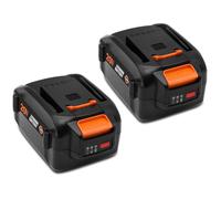Remplacement pour Worx Lithium Battery pour WA3520 2 Pack 5.0Ah Batterie 6 Broches, Pas à 4 Broches