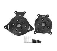 Remplacement pour Z750 Z800 ZR750 ZR800 2013 2017, couvercle de moteur de moto, protection de moteur en métal avec design tendance, 2 protections latérales de moteur incluses