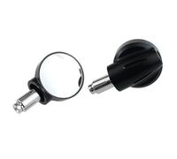 Remplacement Rearview Rétroviseur Latéral De Moto Rond avec Prise pour H&Onda Varadero XL 1000 125, Grand Angle, Réglable Et Convexe. Guidon Réflecteur(Noir)