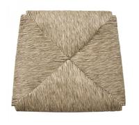 Remplacement siège chaises paille rivière ARTE POVERA - Jaune - Blanc - Torsadé main - 4 pièces