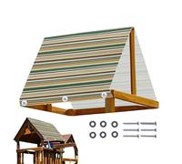 Remplacement Tarp Playset, Remplacement de la canopée Playset - Remplacement de la couverture oscillante résistante aux intempéries,Accessoires pergola légers respirants à l'épreuve des larmes