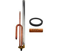 Remplacement technique | Kit chauffe-eau électrique 1200 W | Résistance + anode magnésium + joint caoutchouc + vis fixation | Compatible appareils chauffage