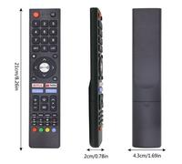 REMPLACEMENT Télécommande pour CHIQ TV Remote Control pour Changhong Smart LED LCD TV