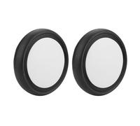 Remplacement Universel des Roues de Poussette, Diamètre de Roue de 13 Cm / 5,1 Pouces Accessoires de Roues en Caoutchouc pour Poussettes Facile à Installer avec une (Une paire