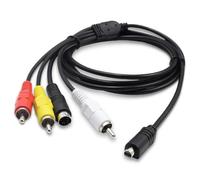 Remplacement VMC-15FS Vmc15fs AV A/V Audio Vidéo RCA S-Video câble Cordon pour Sony Handycam caméscope modèles (modèles compatibles Énumérés ci-Dessous)
