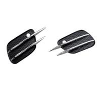 Remplacement Voiture Avant Antibrouillard Lampe Calandre Couverture Spoiler Décoration Panneau Accessoires Extérieurs Compatible Avec Benz Pour GLB X247 Antibrouillard Calandre(Silver)