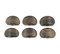 Remplacements des boutons d ' accordeur de, Black persimmon wood | Ensemble de 6 poignées de chevilles d ' accordage avec trous de pour les propriétaires et les réparateurs de