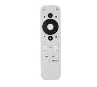 Remplacer La Télécommande Vocale, Compatible for MECOOL KM2 KM2 Plus ONN Android 4K UHD TV Box, Télécommande Vocale Bluetooth(White)